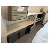 Wood and Concrete Blocks to make shelf (1PM