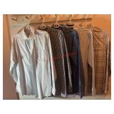 Mens Medium LL Bean, Tommy and Eddie Bauer shirt