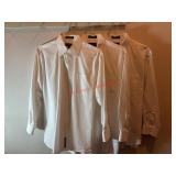 3 White Nordstrom Dress shirts Medium