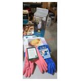 Kitchen Gloves, Female Urinal and bed pan (garage
