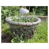 larger Plastic Planter     (Outfront of Pump