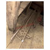 Pieces of Rebar Stakes about 2ft