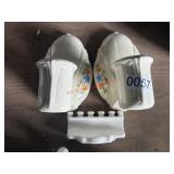 vintage white porcelain wall sconces (Upstairs)