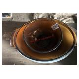 Vintage glass bowl lot ( upstairs)