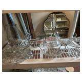 Clear Glassware on this Shelf