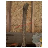 Vintage Wood handle Machete              (Right