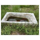 Bathtub Used for Trough           (RIght of barn
