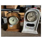 Vintage desk clocks (upstairs )