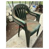 Two Outdoor Chairs                         (Green