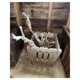 Decorative Wood Box with Drift wood lot