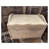 Small Solid Wood Toy Chest                    (