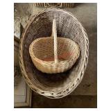 wicker basket lot (left side barn)