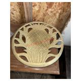 Brass rolling Plant Stand PINEAPPLE