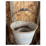 Vintage Bucket , bottom rusted