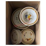 vintage Mikasa Stone Manor Dish set ( upstairs )
