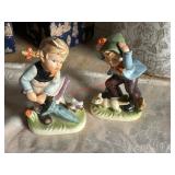 vintage porcelain figurines (left side barn)