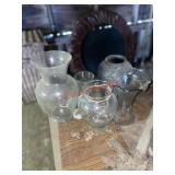 glass vase lot (upstairs)