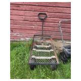 Metal Lawn Cart                     (Front of