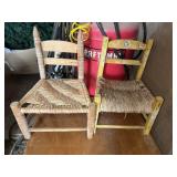 Two VTG Wood Baby chairs