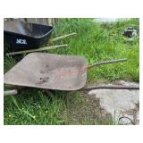 Vtg All metal Wheel Barrell       (Right Side of