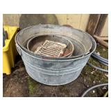 Large Galvanized Buckets and more