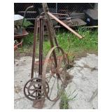 Vintage Garden Push Plow       (Right Side of