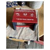 vintage kids step stool (left side barn)