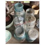 Mason jars ( upstairs )