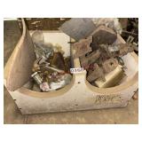 Wood Organizer box with Metal contents