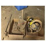 Axe, Hammer and more heads box garage lot