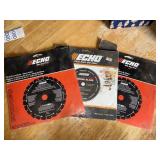 3 Echo Brush Blades                     (Left
