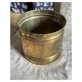 vintage Bristol Brass planter(left side barn)