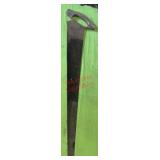 vintage hand saw (stairwell area)