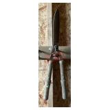 hedge shears (stairwell area)