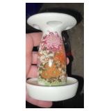 Vintage china tooth brush holder (upstairs)