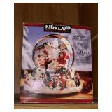 Kirkland Musical Water Globe  (Christmas Area in