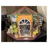 Garden Miniature Display Green House