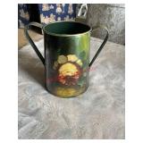 vintage tinware vessel (left side barn)
