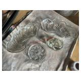 glass lot items (left side barn )