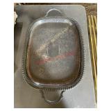 silver plated tray (left side barn)