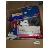 Medical Box Lot - Blood Pressure Cuff, Heat Wraps