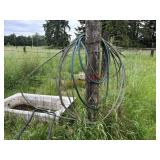 Thick Wire Rope       (Right Side of barn hanging
