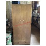 vintage wooden wardrobe  !!content not included