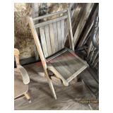 VTG Wood Fold Up Chair                     (Main