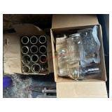 Lot of mason jars ( upstairs)