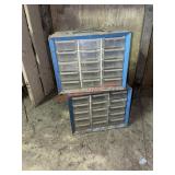 vintage Akro-Mils metal parts cabinets (upstairs)
