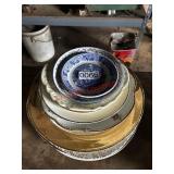 Vintage plate lot ( upstairs )