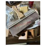 Garage box lot of Wood outlet covers and more