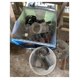 black ABS plumbing fittings(upstairs)