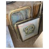 framed photo lot (left side barn)